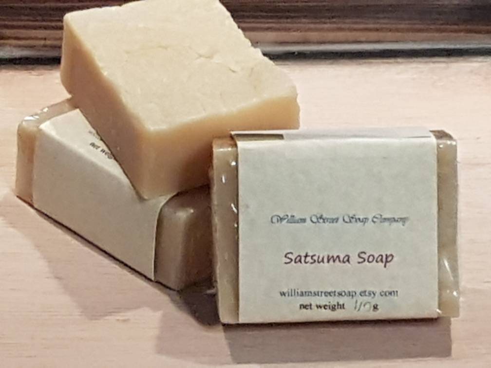 Handmade Natural Soap Satsuma Soap Vegan Skin Care Etsy