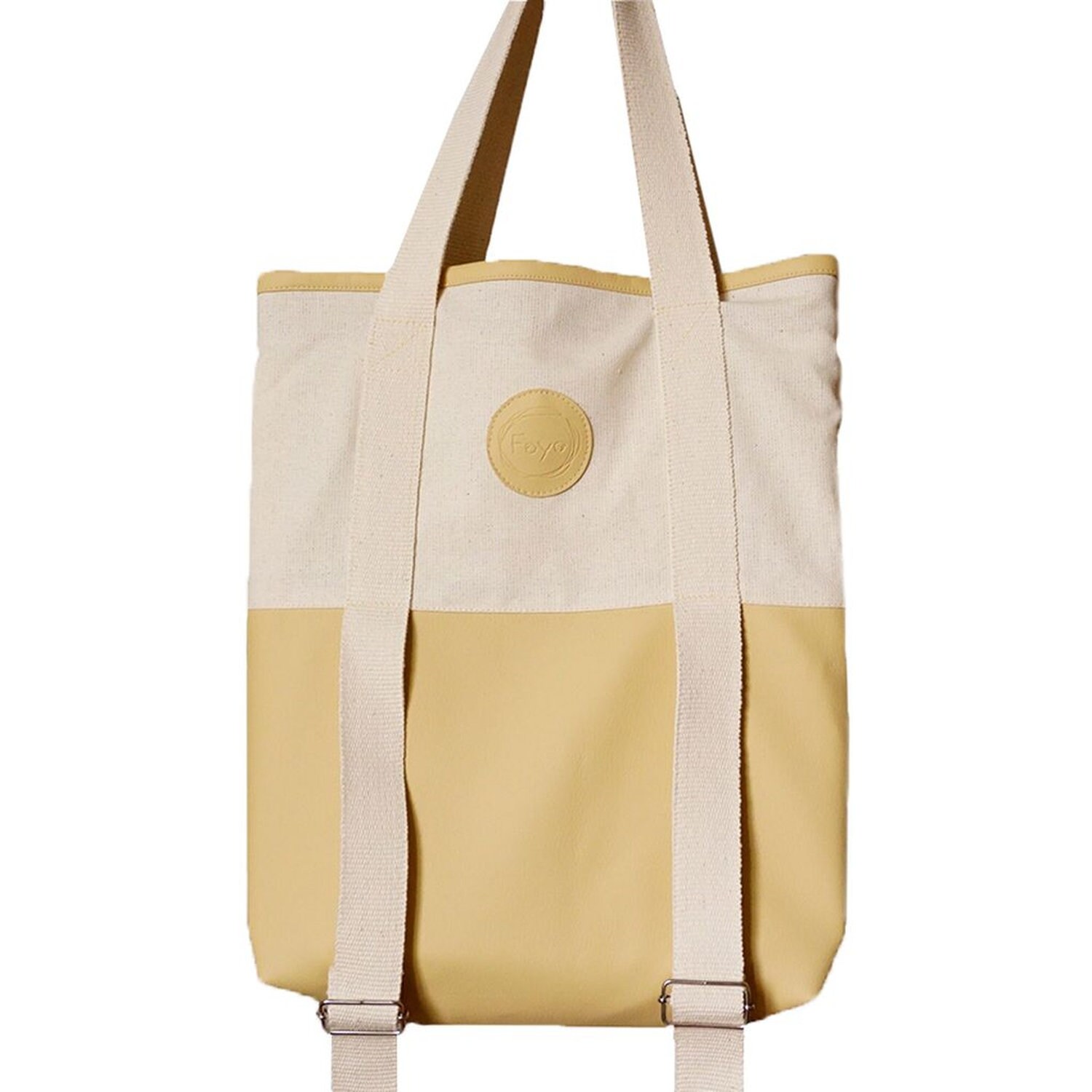 Yoga Tote Mat Bag Eco Leather Veganfriendly Beach Tote Etsy