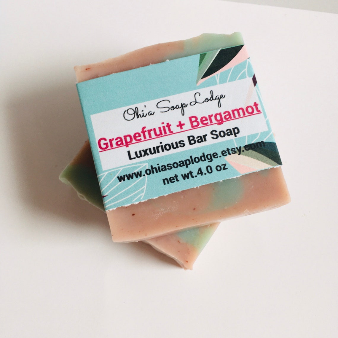 Grapefruit & Bergamot Bar Soap Vegan Luxury Bar Soap Etsy