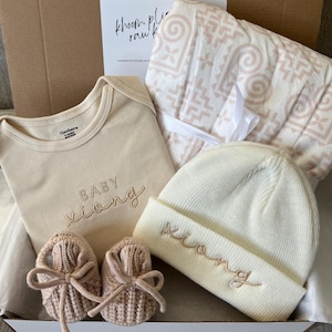Caja de regalo personalizada para bebé Hmong