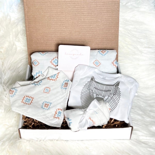 Hmong Muslin Baby Gift Box