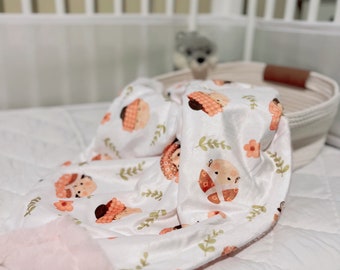 Minky Fleece Baby Blanket