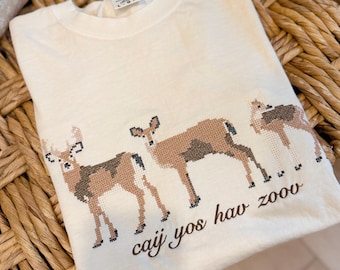 Hmong Hunting Caij Yos Hav Zoov Tee or Crewneck
