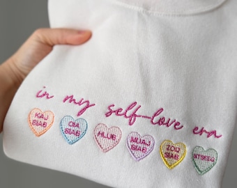 Valentine’s Hmong Sweater Edition - Conversation Hearts Sweater
