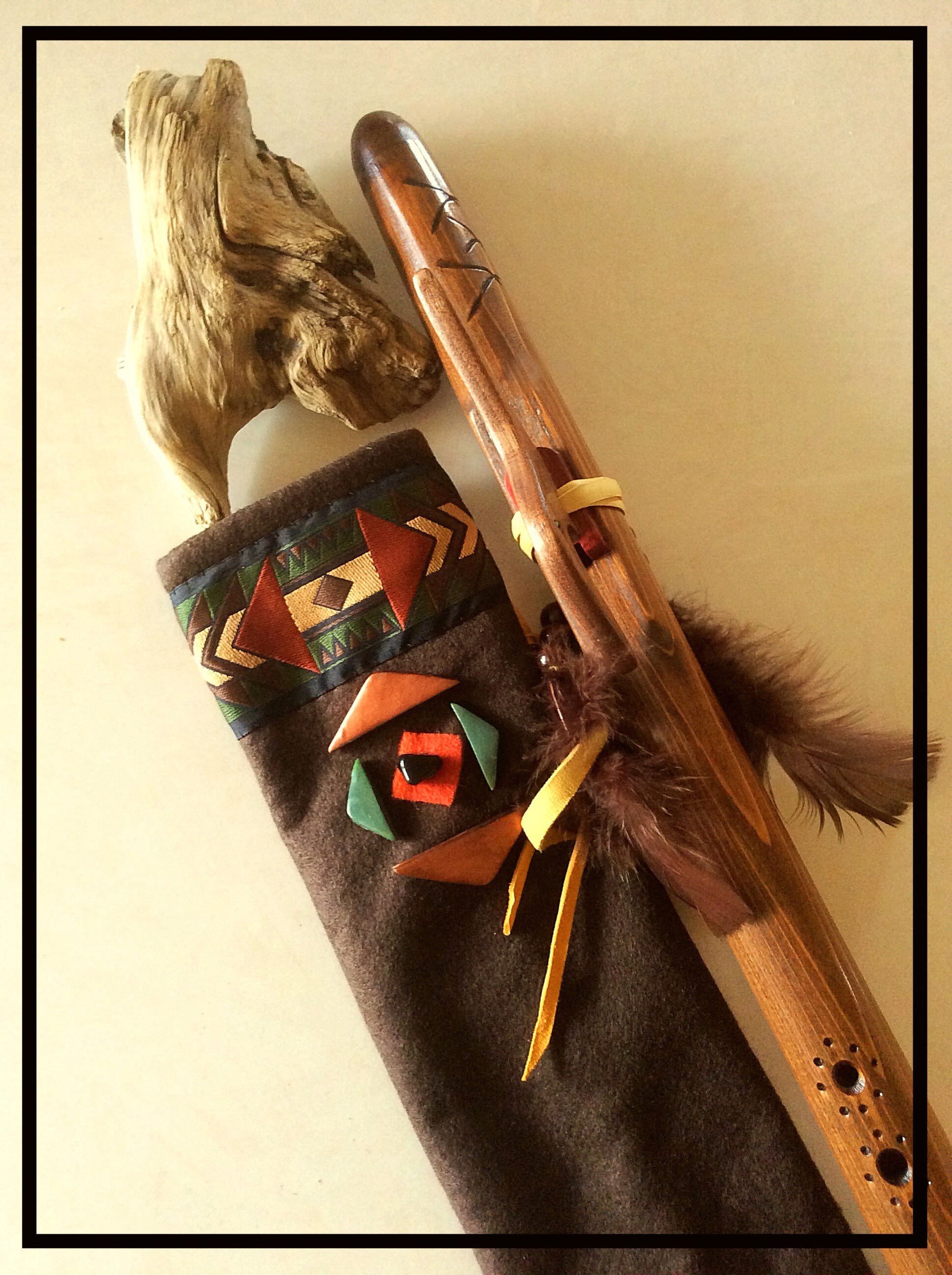 Case for the Native American Flute Southwest Geometric Etsy