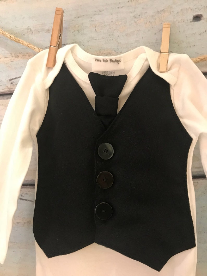 newborn baby outfit black vest Baby suit baby vest black suit newborn suit baby boy vest 3 piece suit infant suit