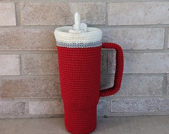 Thirst Quencher Water Tumbler Crochet Pattern - Stanley Cup Tumbler Crochet Gift Pattern