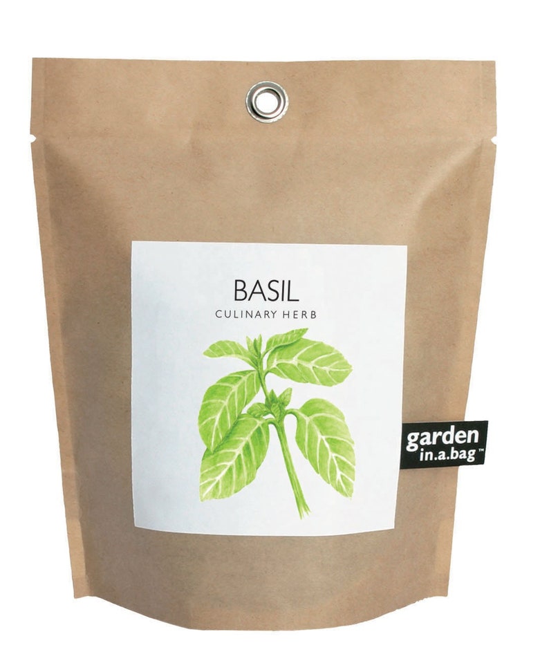 Basil Garden in a Bag | Self Contained Plant – Eco Friendly - Basil ...