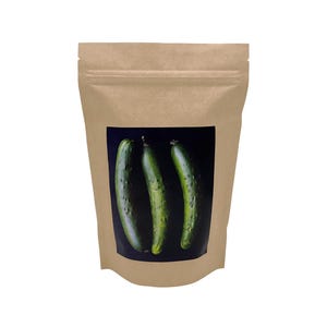 Cucumber Seed Start | Self contained cucumber grow kit - easy transplanting - gift for gardeners - market cucumber - usa made - eco friendly