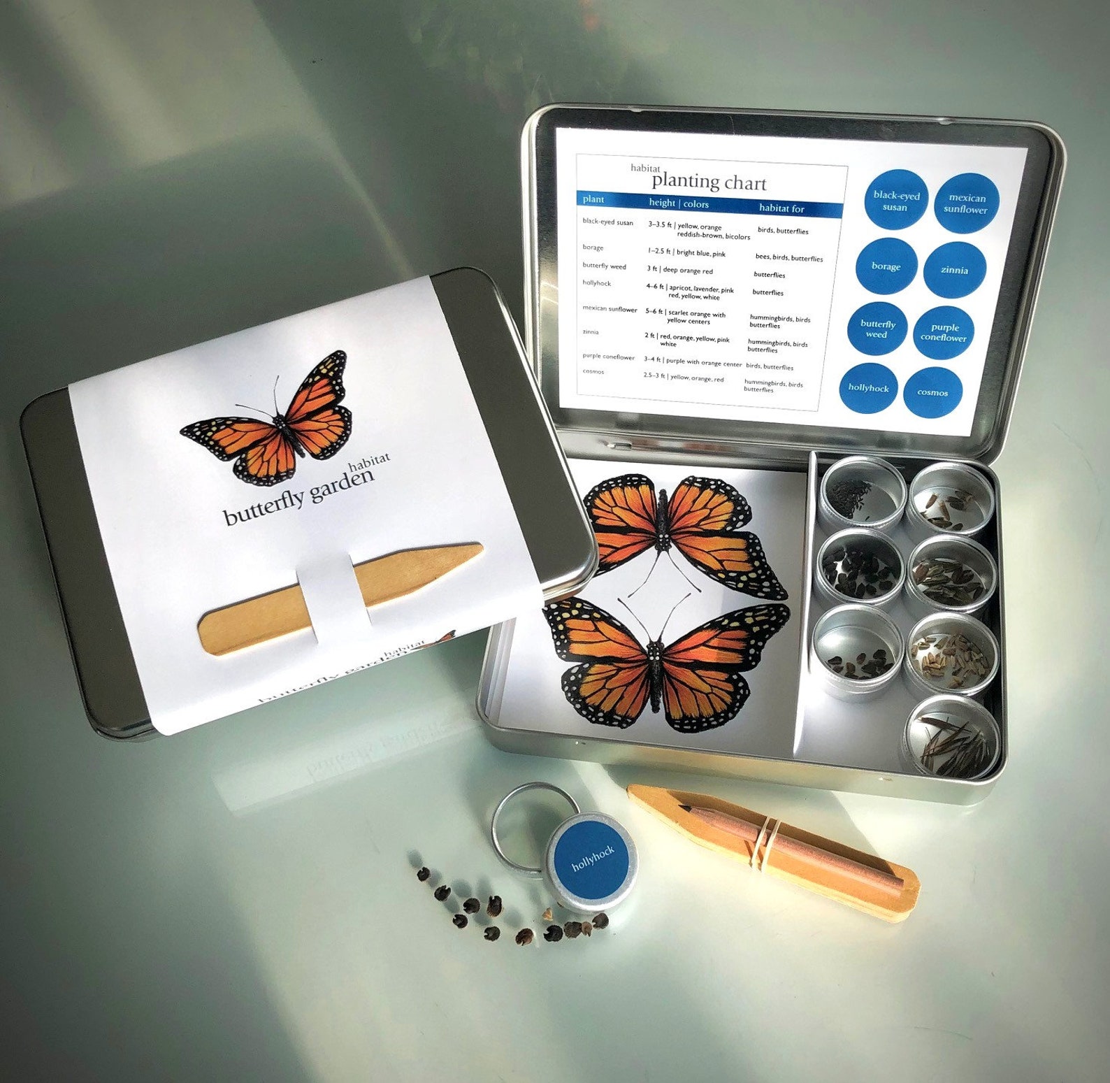 Butterfly Habitat Garden Maker Garden Gift Pollinator Etsy
