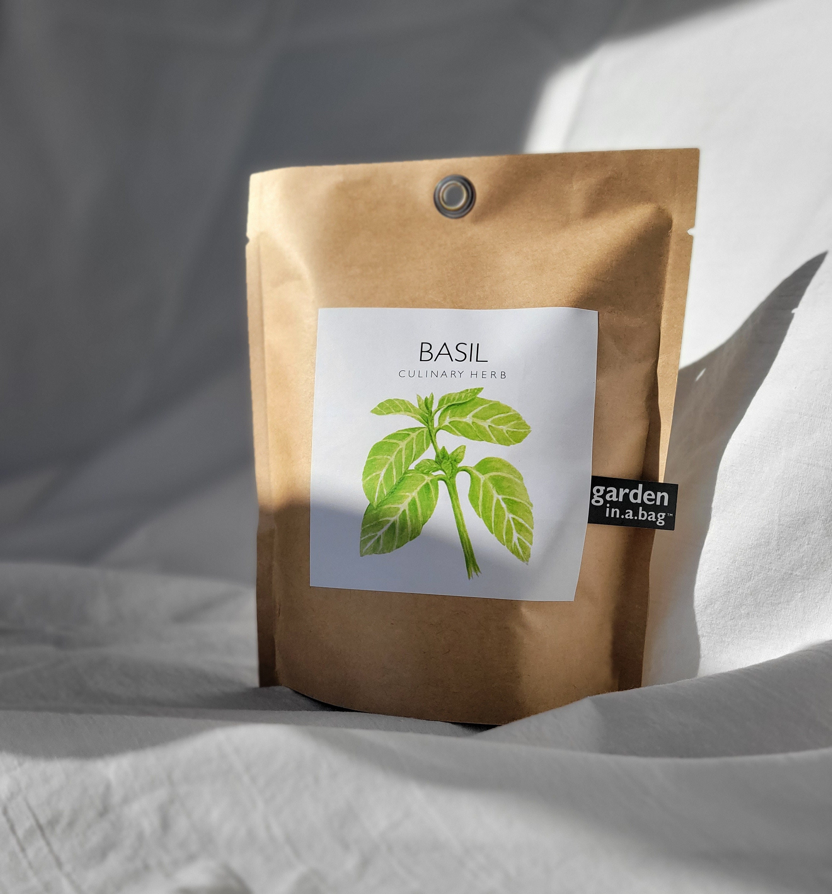 Basil Garden in a Bag | Self Contained Plant – Eco Friendly - Basil ...