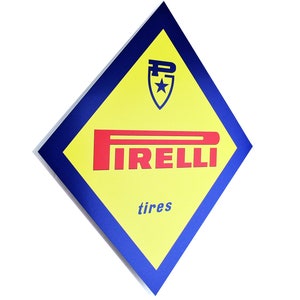 Pirelli Dealer Sign 1960&#39;s, Diamond Shape