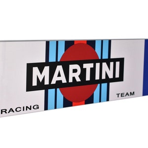 Martini Racing Parking Metal Sign, Banner Style