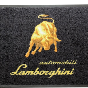Lamborghini Automobilia Emblem Floor Door Mat