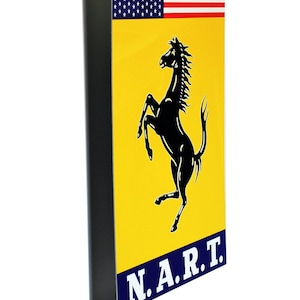 Ferrari NART Emblem Metal Sign