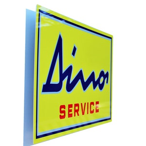 Dino Ferrari  Dealer Metal Service Sign