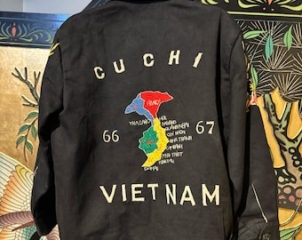 Vietnam Souvenir Jacket Reproduction Windbreaker by American Vietnam Souvenir Jacket Reproduction Windbreaker by American