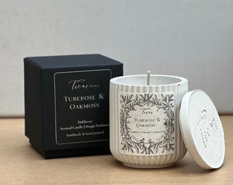 Duftkerze Tuberose & Oakmoss