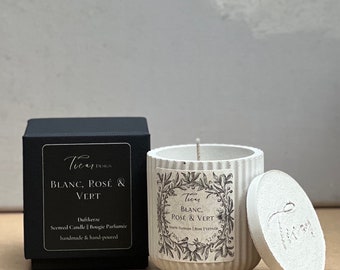 Scented candle Blanc, Rosé & Vert