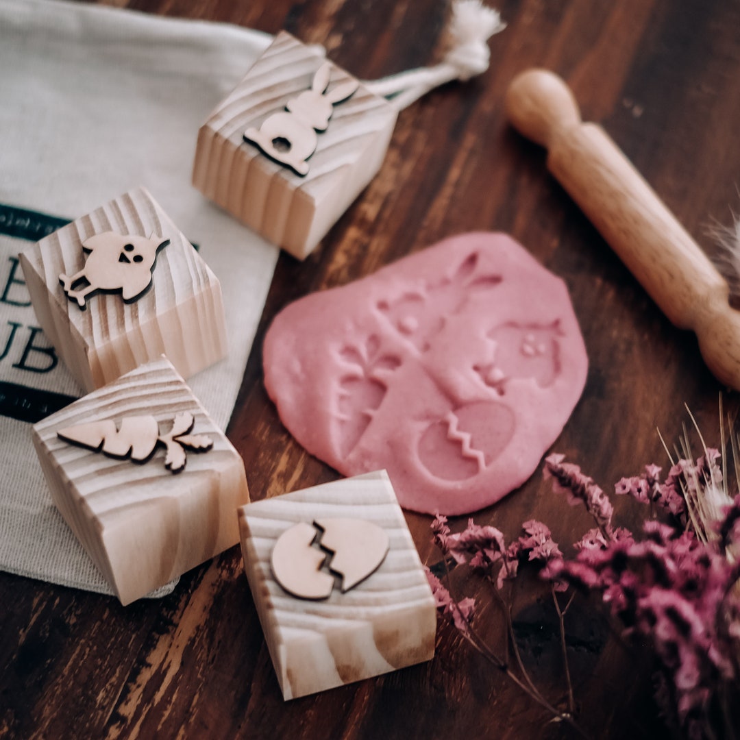 Australian Handmade Play Dough Stamps 4 X Easter Etsy