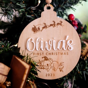 Personalised Ornament | Christmas Ornament | Personalised Bauble | First Christmas