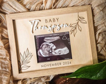 Pregnancy Announcement Frame | Ultrasound  Photo Frame | Baby Announcement | New baby | Photo Prop