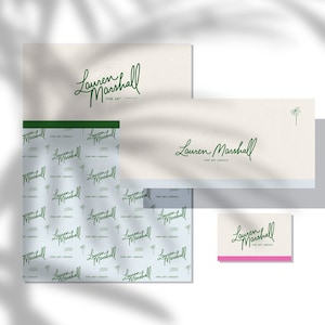 Compleet pakket logo-ontwerp en merkidentiteit voor bedrijfsbranding