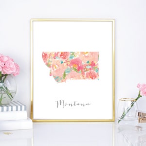 Montana State Flower Watercolor Art Print (Digital Download)