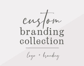 Custom Logo Design, logo branding package, logo brand set, professional branding, business identity, business logo, brand board, modern logo