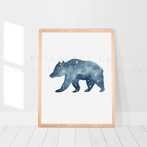 Bear Constellation Print: Zodiac Animal Wall Art (Digital Download)