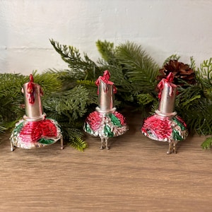 Vintage Clip on Candle Ornaments - Etsy