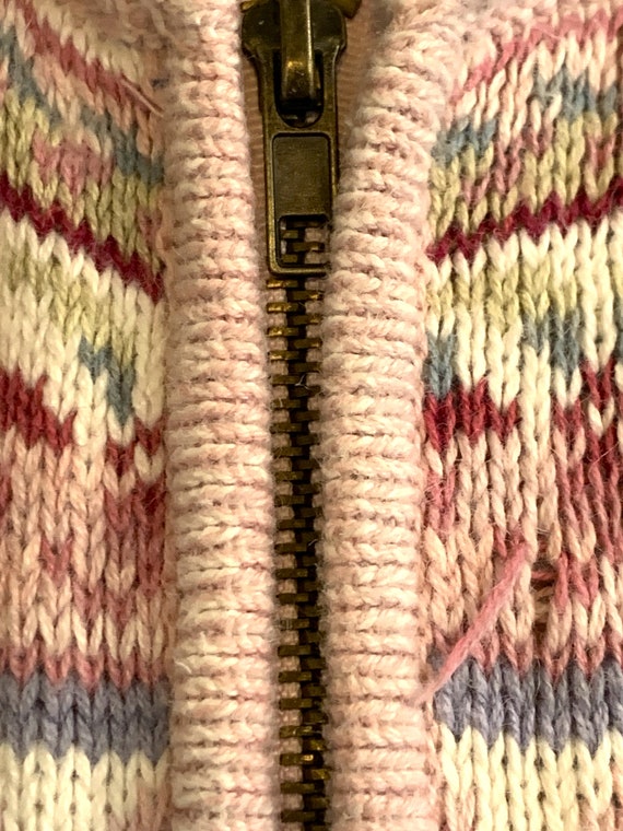 Vintage Tiara International Zip Up Cardigan Knit … - image 3