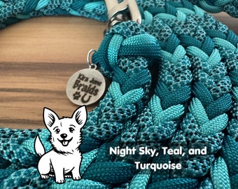 Custom Paracord Dog Leash, Durable Dog Leash, Braided Dog Leash, Dog Training Leash, Large Dog Leash, Dog Walker Gift, Gift for Dog Mom