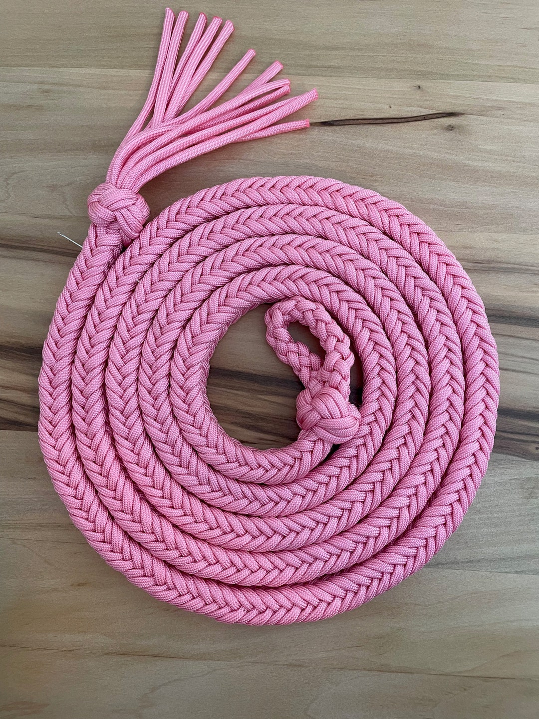 Rose Pink Lead Rope Paracord Lead Rope Horse Lead Rope Pink Etsy