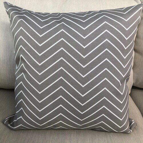 outdoor chevron cushions