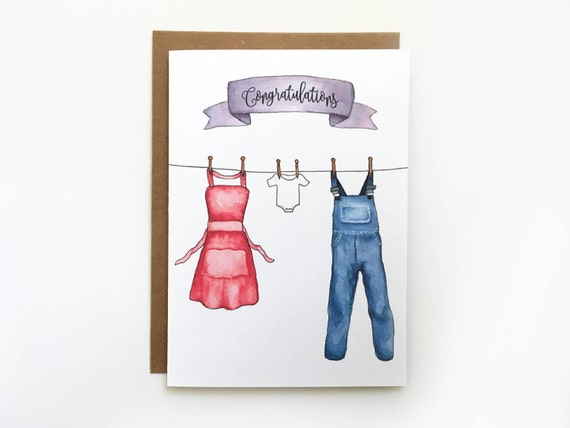 Congratulazioni Per La Gravidanza Genere Neutro Baby Shower Etsy