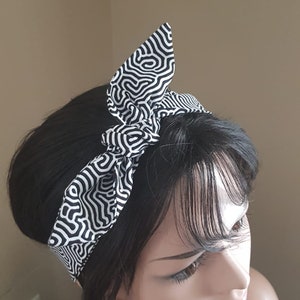 Head Neck Scarf, Headband, 100% Cotton, Gift.
