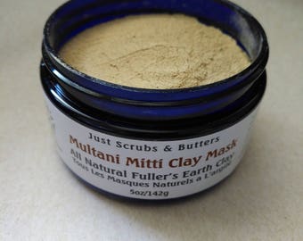 Multani Mitti (fullers Earth) Clay Mask 5oz