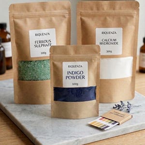 Tina de sulfato ferroso índigo/ Kit de tina de índigo/ Kit ÍNDIGO