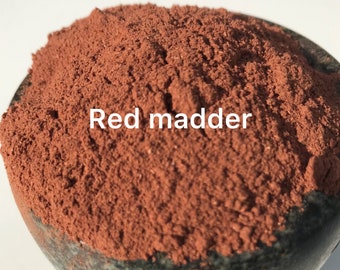 India Madder Root Powder: Natural Red Dye Extract