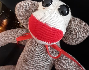 Handmade Classic Rockford Sock Monkey