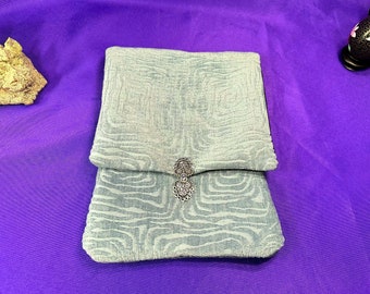 Sage Green Carpet Bag Tarot Bag