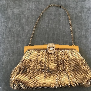 Whiting and Davis Gold Mesh Purse