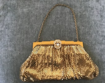 Whiting and Davis Gold Mesh Purse