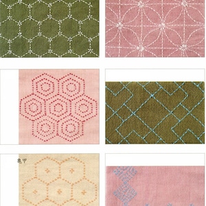 COMBO Two Books Sashiko Designs [Pattern Embroidery Craft Japan] eBook PDF