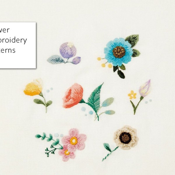 New Plants Embroidery Ebook [Japanese Craft Book Pattern Flowers Clothes ]