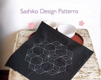 Sashiko Design [Livre d'artisanat de broderie de motifs] Ebook japonais fait main