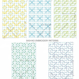 Sashiko [ Pattern Embroidery Craft Book ] Japanese Handmade eBook PDF