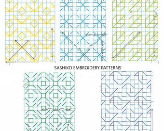 Sashiko [Muster Embroidery Craft Book] Japanisches Handmade eBook PDF