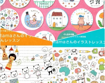 Combo Three Book Kawaii Cute Illustration Learn ebook - Japanese Drawing Journal